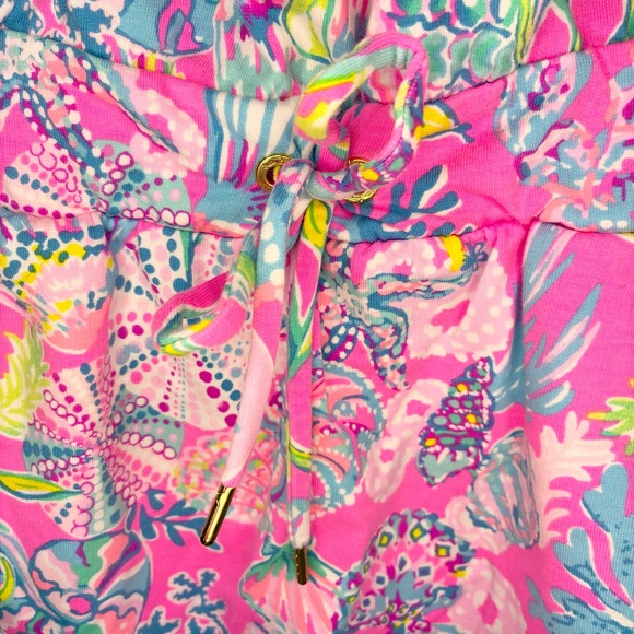 Lilly Pulitzer Larch Coverup Dress in Pink Isle Shell Me Something Good Small - Picture 6 of 11